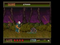 une photo d'Ã©cran de Splatterhouse sur FM TOWNS Marty